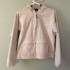 Kavu Tan 1/2 Zip Pullover with Hood